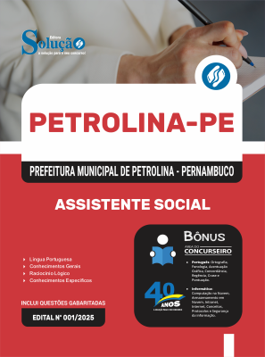 Apostila Prefeitura de Petrolina - PE 2025 - Assistente Social - Imagem 3